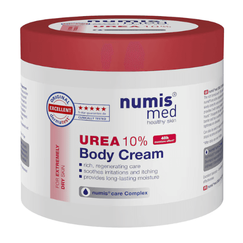 ნუმის მედ - ურეა ტანის კრემი 10% ძალიან მშრალი კანის 400მლ