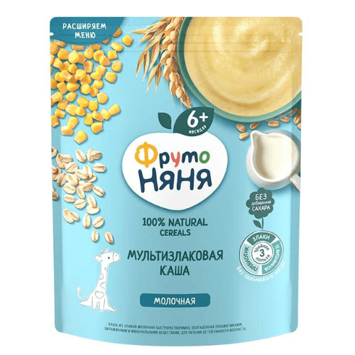 ფრუტო - ფაფა რძიანი მრავალმარცვლოვანი /6თვ+/ 200გრ