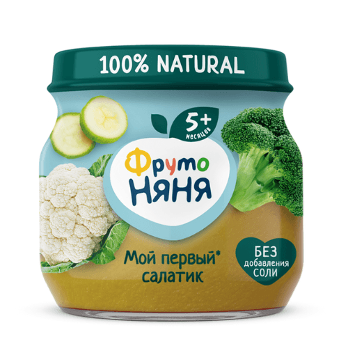 ფრუტო - პიურე  ბოსტნეულის სალათი /5თვ+/ 80გრ