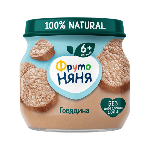 ფრუტო - სადილი საქონლის ხორცით /6თვ+/ 80გრ
