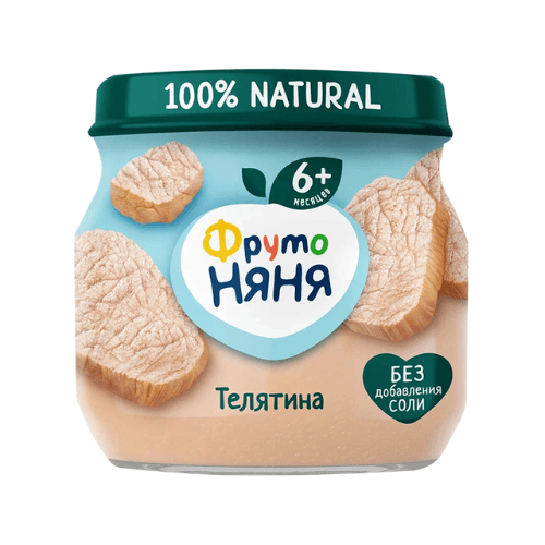 ფრუტო - სადილი ხბოს ხორცით /6თვ+/ 80გრ