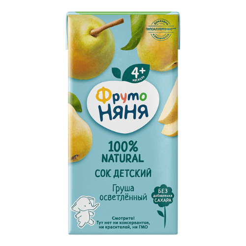 ფრუტო - წვენი მსხალი /4თვ+/ 200მლ