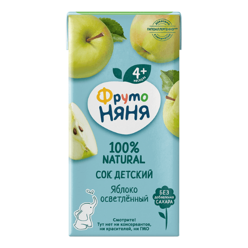 ფრუტო - წვენი ვაშლი  /4თვ+/ 200მლ