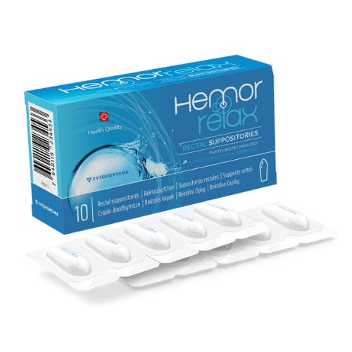ჰემორელაქსი სანთელი რექტალური #10