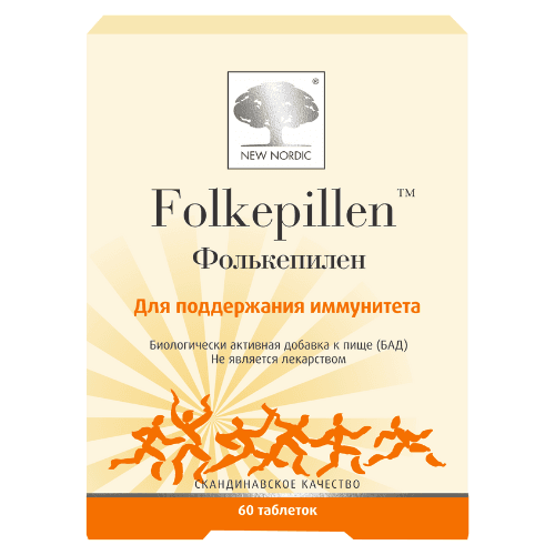 ნიუ ნორდიკი ფოლკეპილენი ძლიერი იმუნიტეტი ტაბლეტი #60