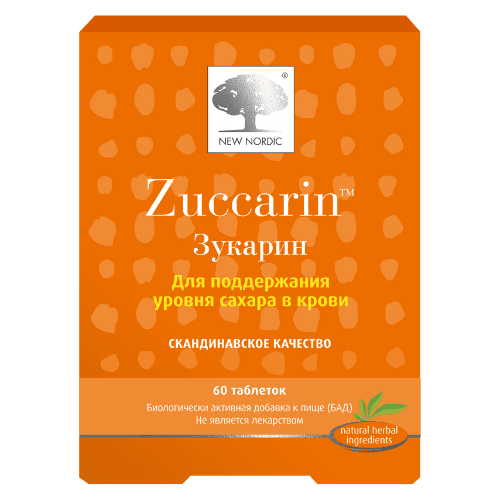 ნიუ ნორდიკი ზუკარინი სისხლში გლუკოზის კონტროლი ტაბლეტი #60