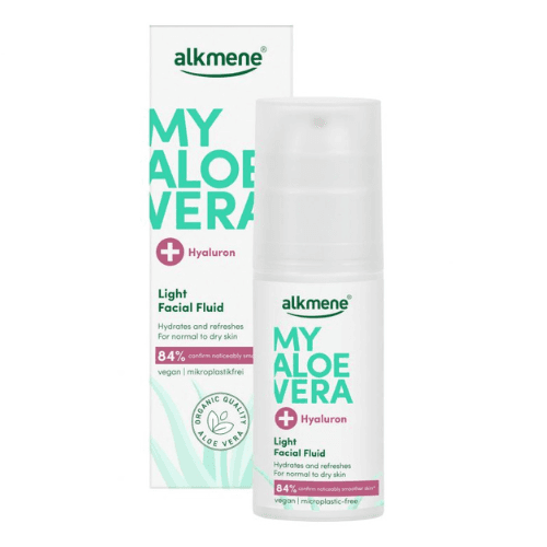 ალკმენე - My Aloe Vera სახის ფლუიდი დამატენიანებელი ნორმ/მშრალი კანის ვეგანური 50მლ