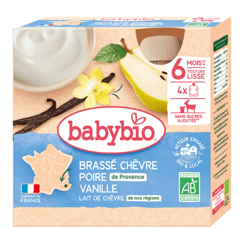 ბეიბიბიო - იოგურტი თხის რძით ვანილი /6თვ+/ 85გრ  #4