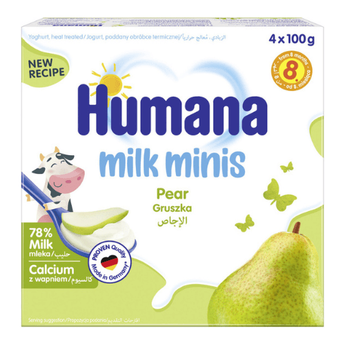 ჰუმანა - დესერტი რძიანი მსხლით /8თვ+/ 100გრ  #1