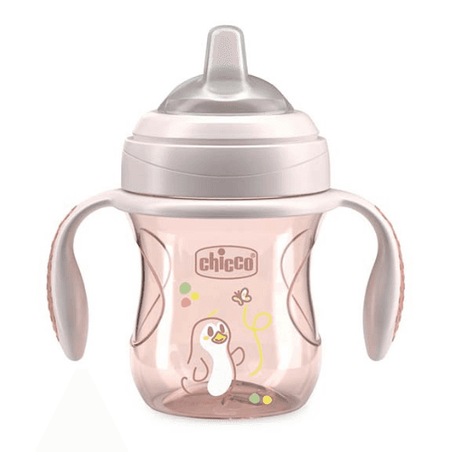 ჩიკო - ჭიქა სასწავლო ვარდისფერი /4თვ+/