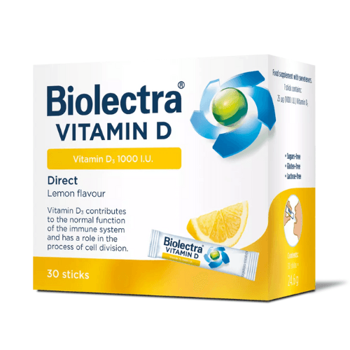 ბიოლექტრა ვიტ დ -3 დირექტი გრანულა 1000სე პაკეტი #30