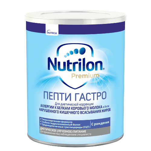 ნუტრილონი - რძე პეპტი გასტრო /0თვ+/ 400გრ