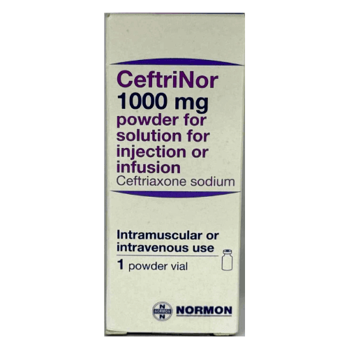 ცეფტრინორი ი/ვ ი/მ ფხვნილი საინექციო/საინფუზიო ხსნარის მოსამზადებლად 1000მგ ფლაკონი #1