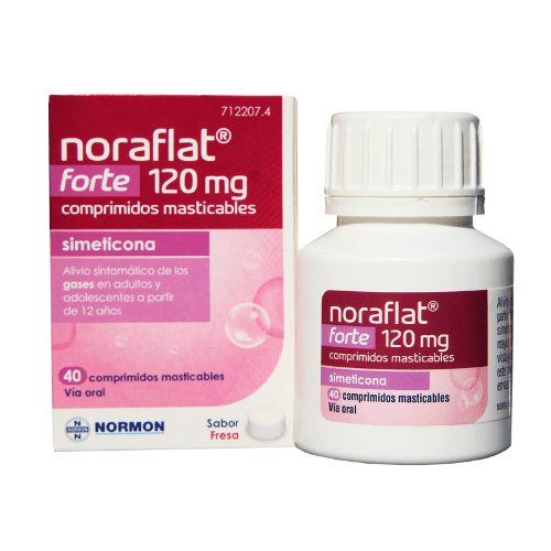 ნორაფლატ ფორტე /სიმეტიკონი/ ტაბლეტი საღეჭი 120მგ  #40