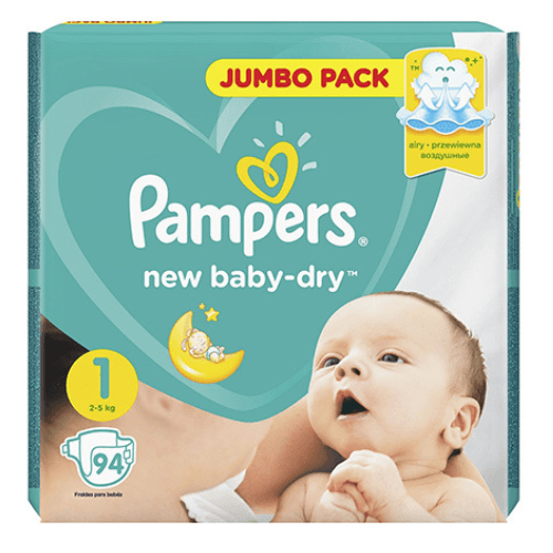 პამპერსი - ბავშვის საფენი ზ-1 /2-5კგ/ მინი  #94