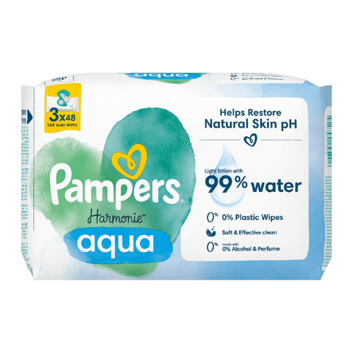 პამპერსი -სვ. ხელსახოცი საბავშვო ჰარმონია 99% წყალი  #144