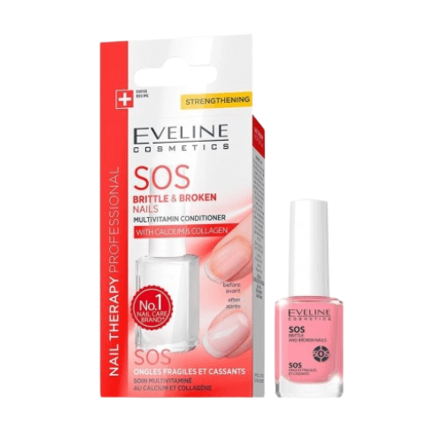 ეველაინი - ფრჩხილის ლაქი მულტივიტამინებით SOS 12მლ.