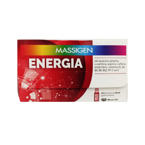 მასიჯენი ენერგია ხსნარი ორალური 25მლ ფლაკონი #10