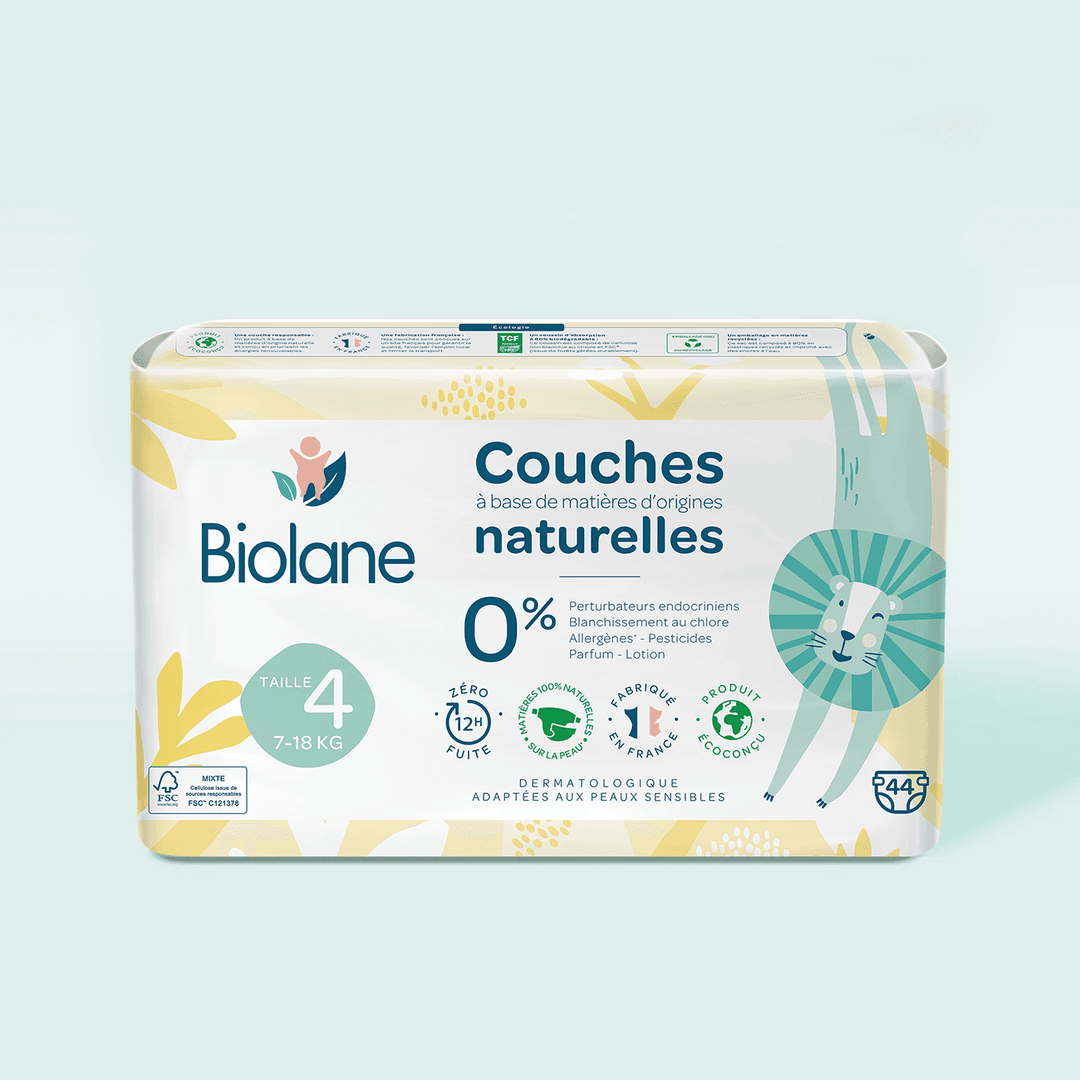 Biolane - ჩვილის საფენი 7-18 კგ 44 ცალი