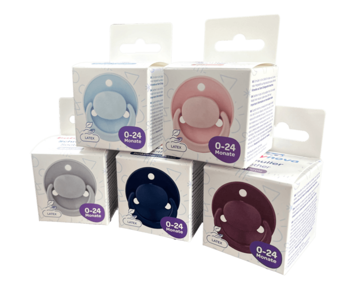 Baby Nova - მატყუარა ლატექსის მრგვალთავიანი 5ც. Bundle