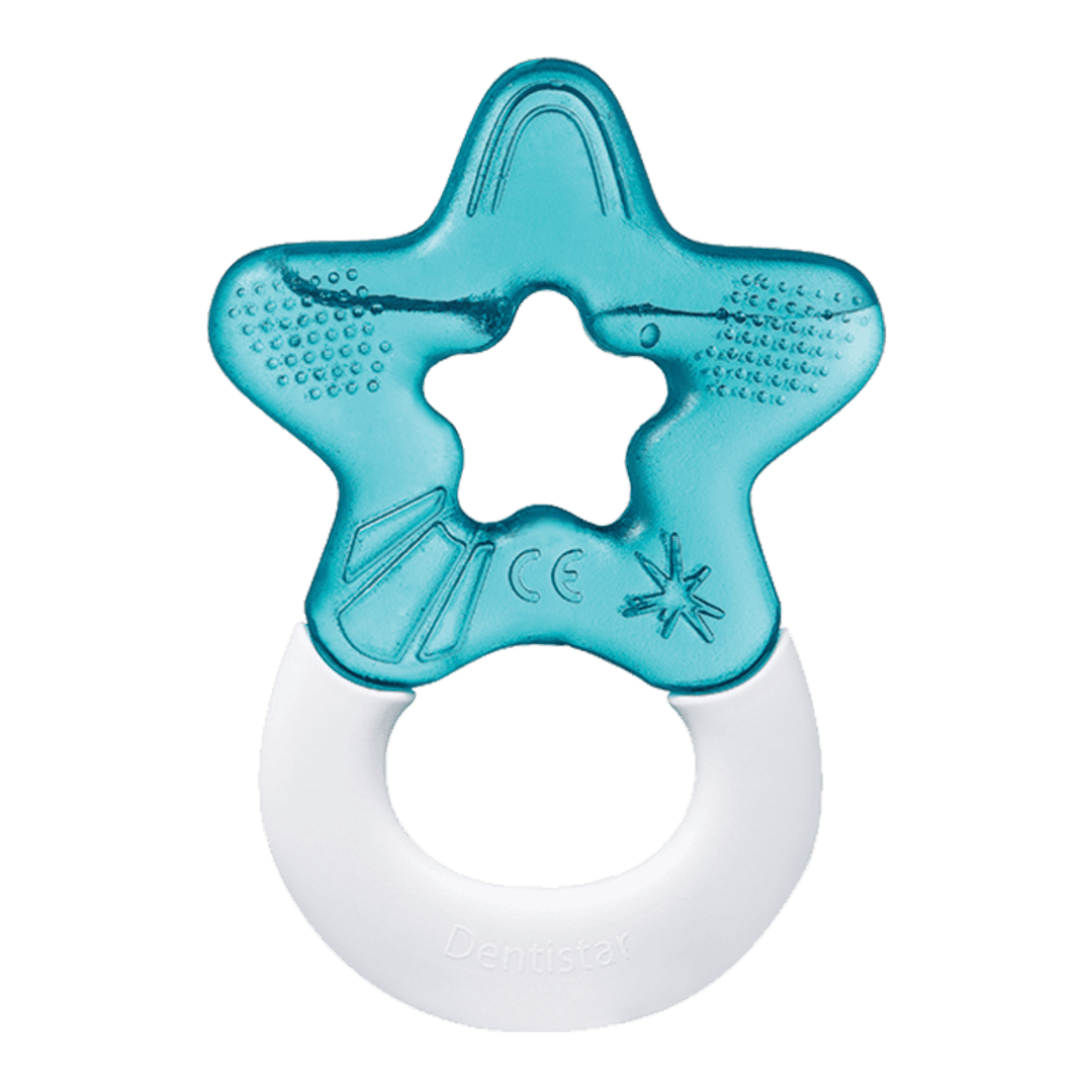 Baby Nova - ღრძილების რგოლი ვარსკვლავი ლურჯი 3 თვიდან