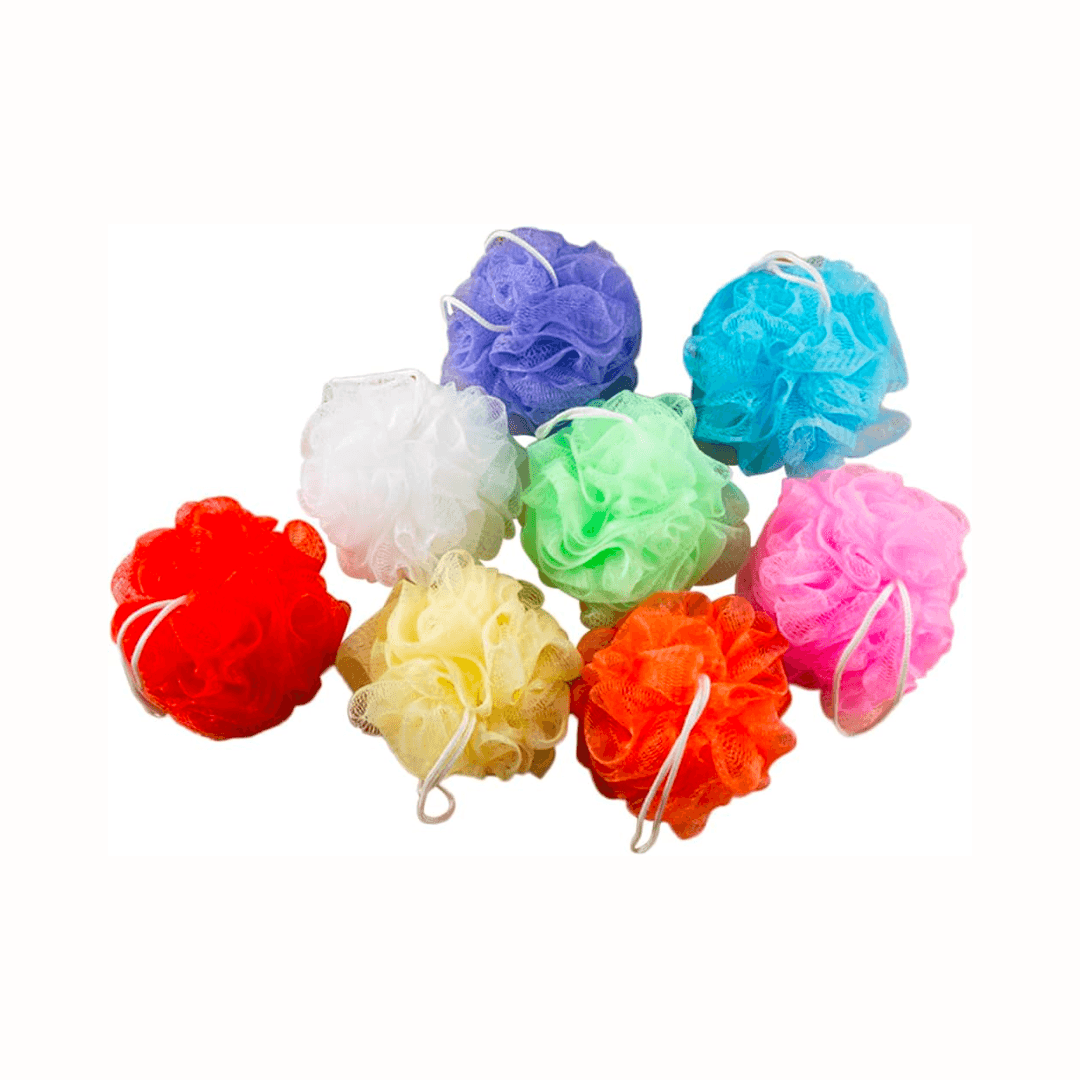 ფერადი ტანის ღრუბელი საკიდით