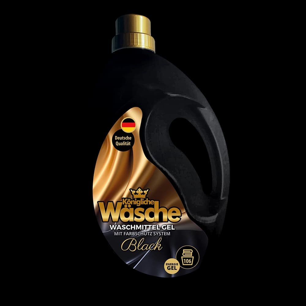 Wäsche - ვოში - თხევადი სარეცხი საშუალება შავი და მუქი ფერის ქსოვილისთვის 3,2L