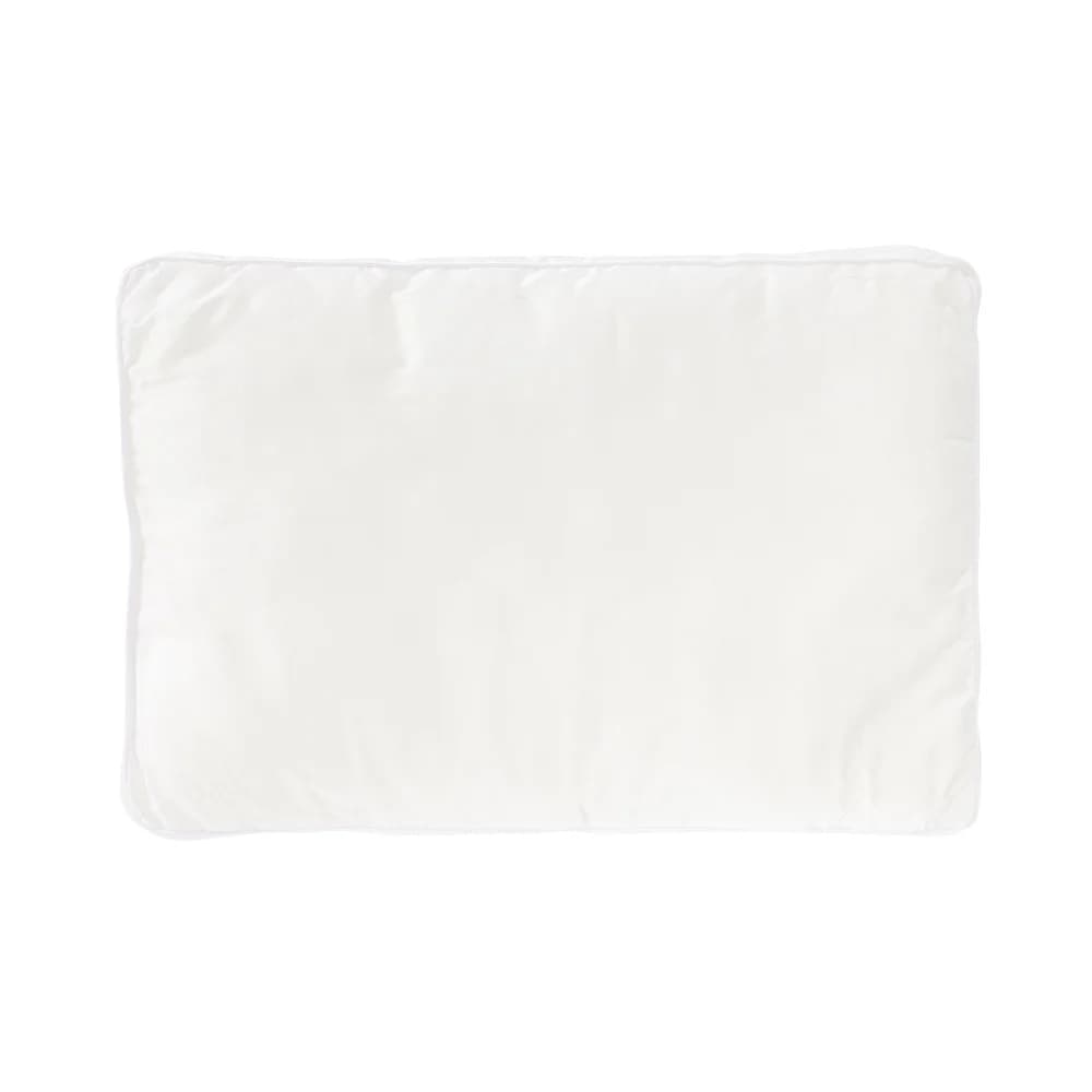 ბავშვის ბალიში ბუნებრივი ბოჭკოთი, 100% სატინის საფარით 40 x 60 x 8 სმ