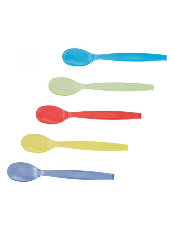 Baby Nova - ფერადი კოვზების ნაკრები 6 თვიდან (5ც) (კოდი: 34602)