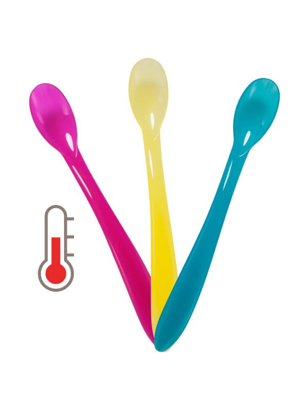 Baby Nova - თერმო კოვზები ბავშვებისთვის 6 თვიდან