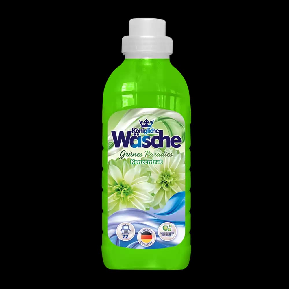 Königliche Wäsche-ვოში - დამარბილებელი "მწვანე სამოთხე" 1800 მლ 72 გარეცხვა
