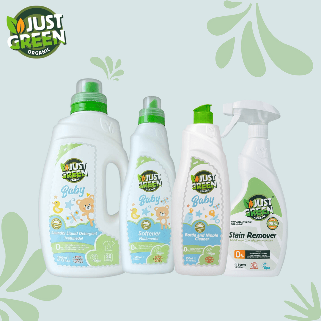 Just Green - ორგანული სარეცხი საშუალებების ნაკრები