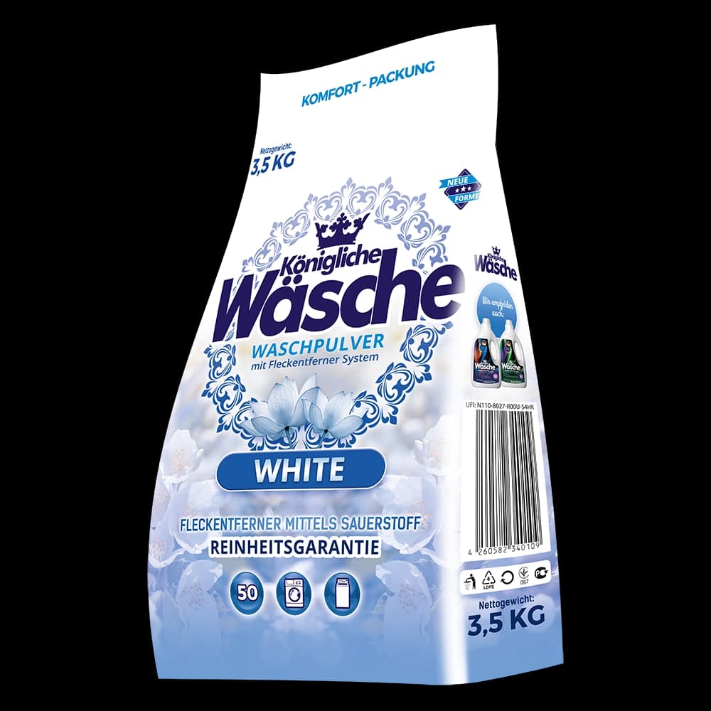 Wäsche - ვოში - თეთრი ქსოვილის სარეცხი ფხვნილი 3.5 კგ