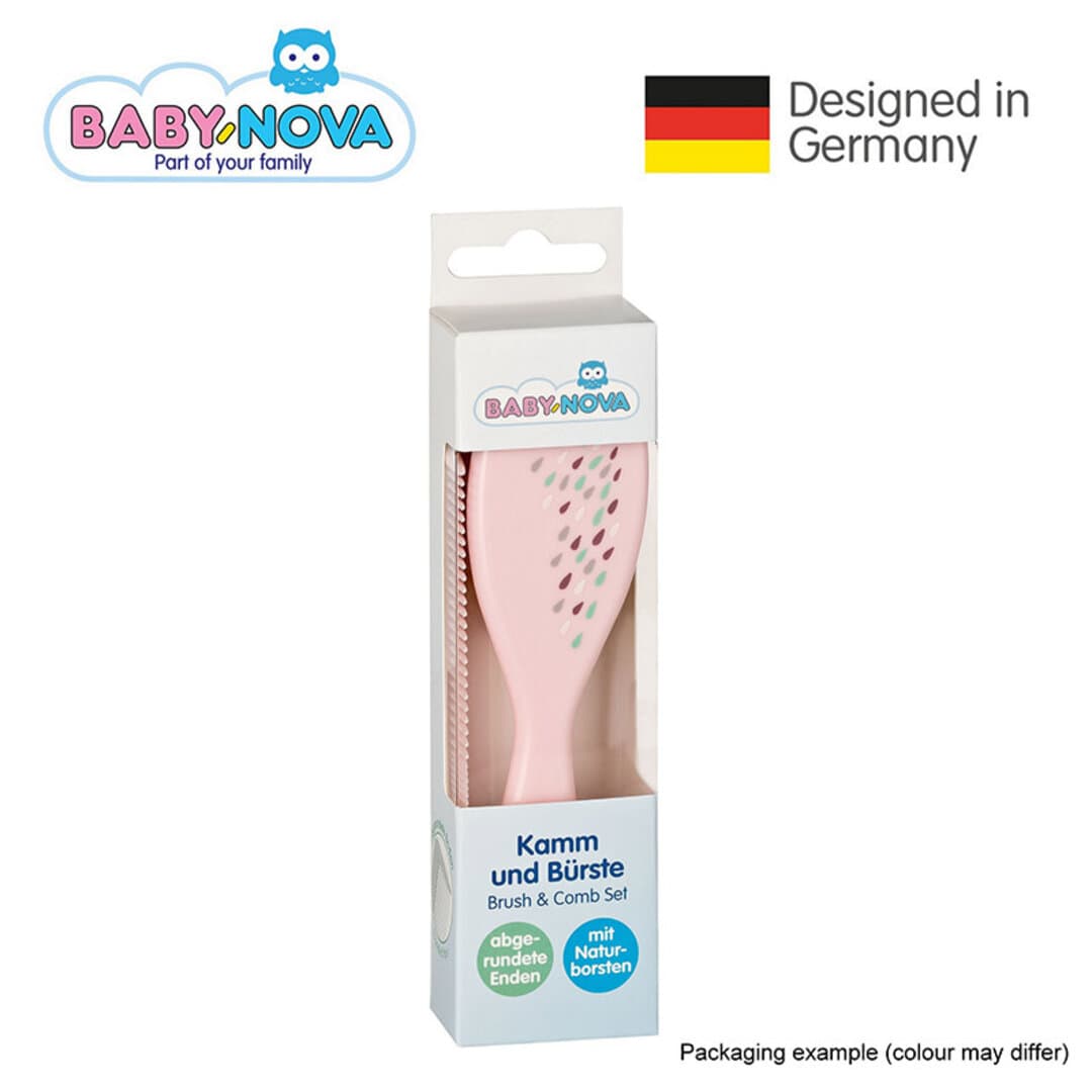 Baby Nova - სავარცხელი და ჯაგრისი (დაზ.შეფუთვა)