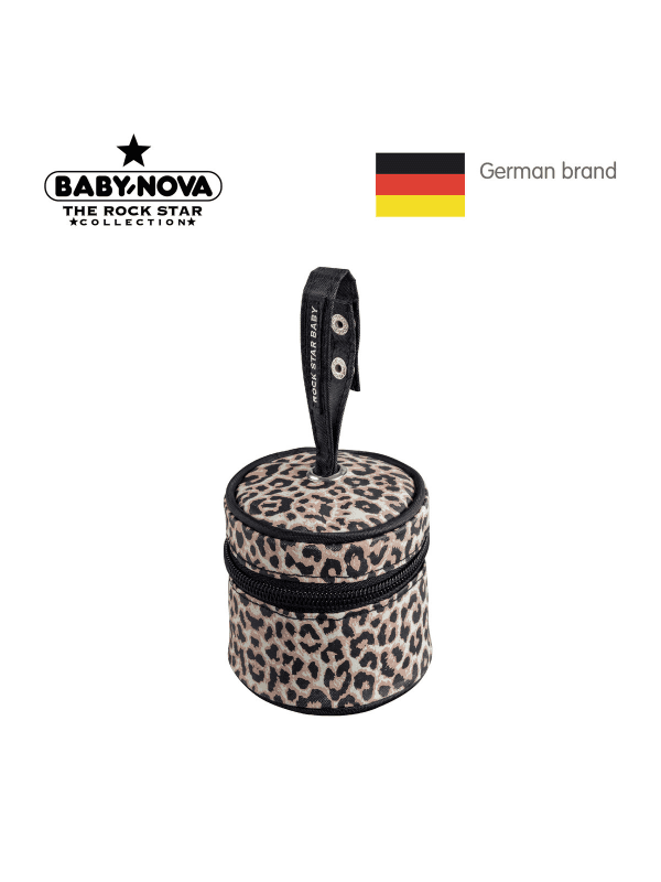 Baby Nova - Rock Star მატყუარას ჩასადები ჩანთა ლეოპარდის პრინტით