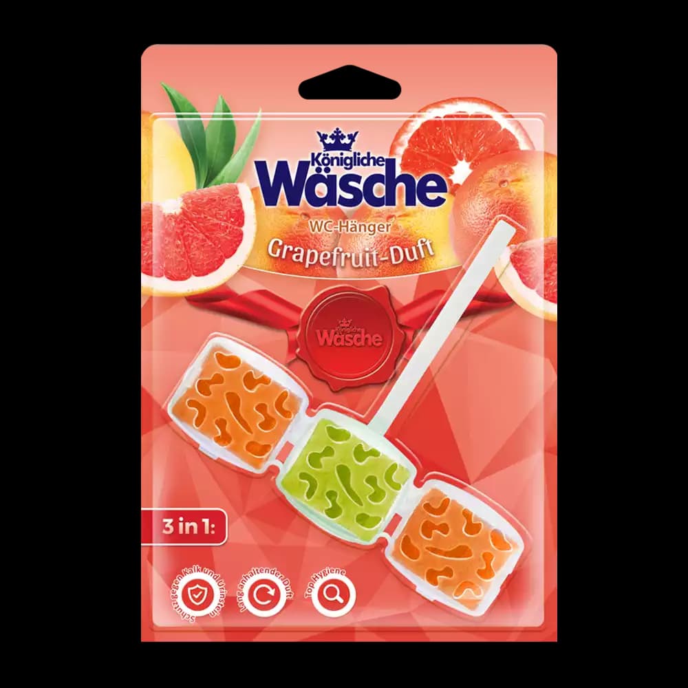 Könilgliche Wasche „სამეფო რეცხვა“ ვოში - უნიტაზის საწმენდი არომატიაზატორი - გრეიფრუტი