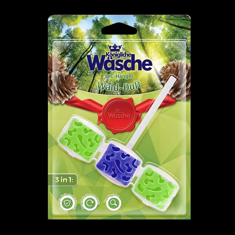 Könilgliche Wasche „სამეფო რეცხვა“ ვოში - უნიტაზის საწმენდი არომატიაზატორი - ფიჭვი 1 ც