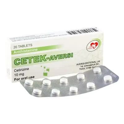 ცეტეკი 10მგ #20ტ