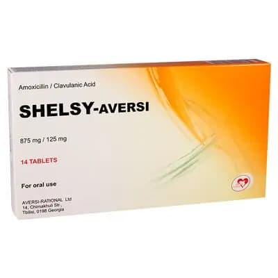 შელსი-ავერსი 875/125მგ#14ტ