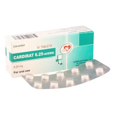 კარდირატი 6.25მგ #30ტ