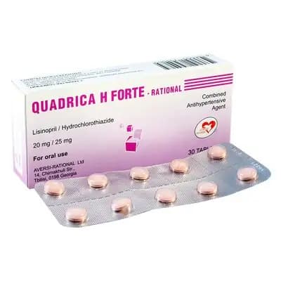 კვადრიცა H ფორტე 20მგ/25მგ#30ტ