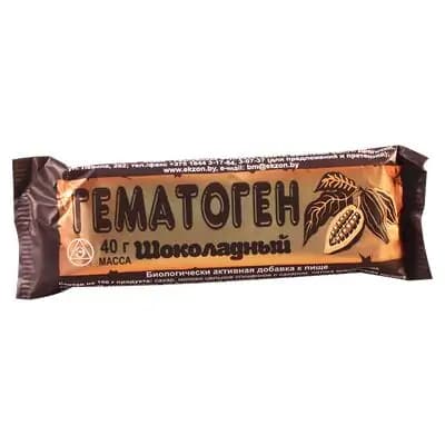 ჰემატოგენი შოკოლადით 40გ ფილა