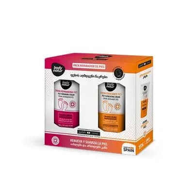 ბოდი ნატური-სასაჩუქრე ნაკრები(ფეხის კრემი, დამატენიანებელი კრემი)