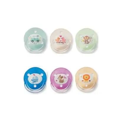 ბეიბი ნოვა მატყუარა სილიკონის, მრგვალი თავით, უნივერსალური 2 ც 0-24 თვ.
