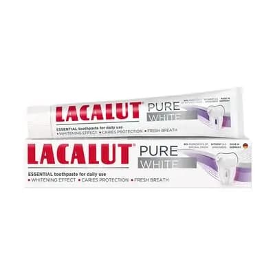 ლაკალუტი კბილის პასტა Pure white 75მლ