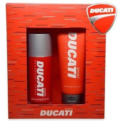 დიამონდ - სასაჩუქრე ნაკრები DUCATI SPORT მამაკაცის (დეოდორანტი 150მლ + შხაპის გე