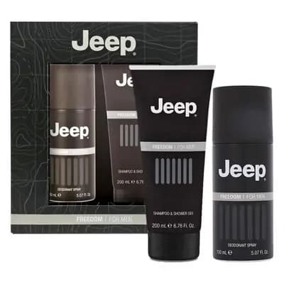 დიამონდ - სასაჩუქრე ნაკრები JEEP FREEDOM მამაკაცის (დეოდორანტი 150მლ + შხაპის გ