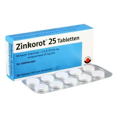 ცინკოროტი 25მგ #20ტ