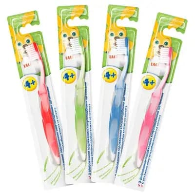 ლაკალუტი საბავშვო კბილის ჯაგრისი 4წლ-დან