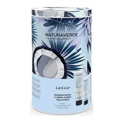 ნატურავერდე-ნაკრები COCONUT შხაპის გელი 200მლ+ტანის კრემი 100მლ